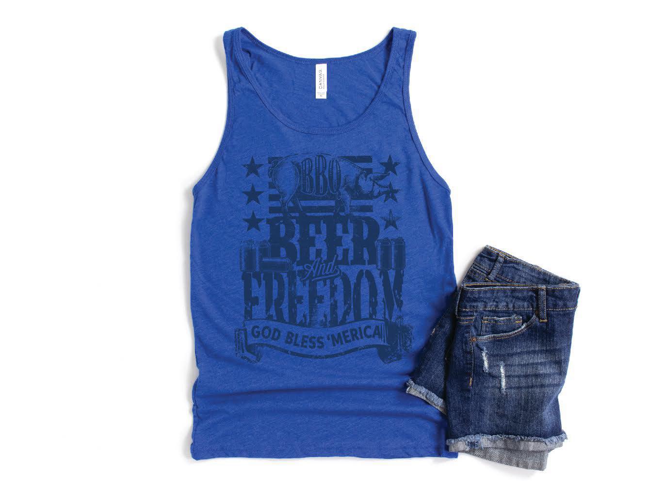 BBQ Beer and Freedom Tank Updated