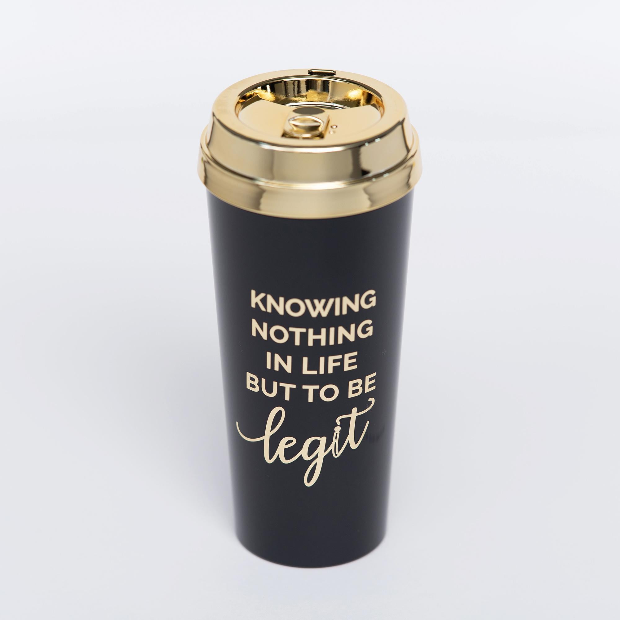 TRAVEL MUG - knowing