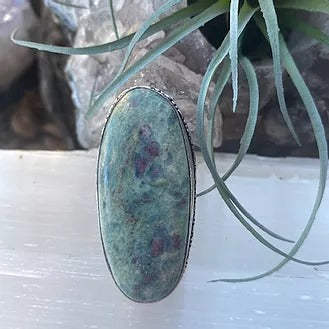 Ruby Fuchsite Ring Size 7